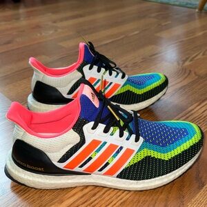 Adidas Ultraboost 1.0 Multicolred Multi Boost Mens 10 Running Workout